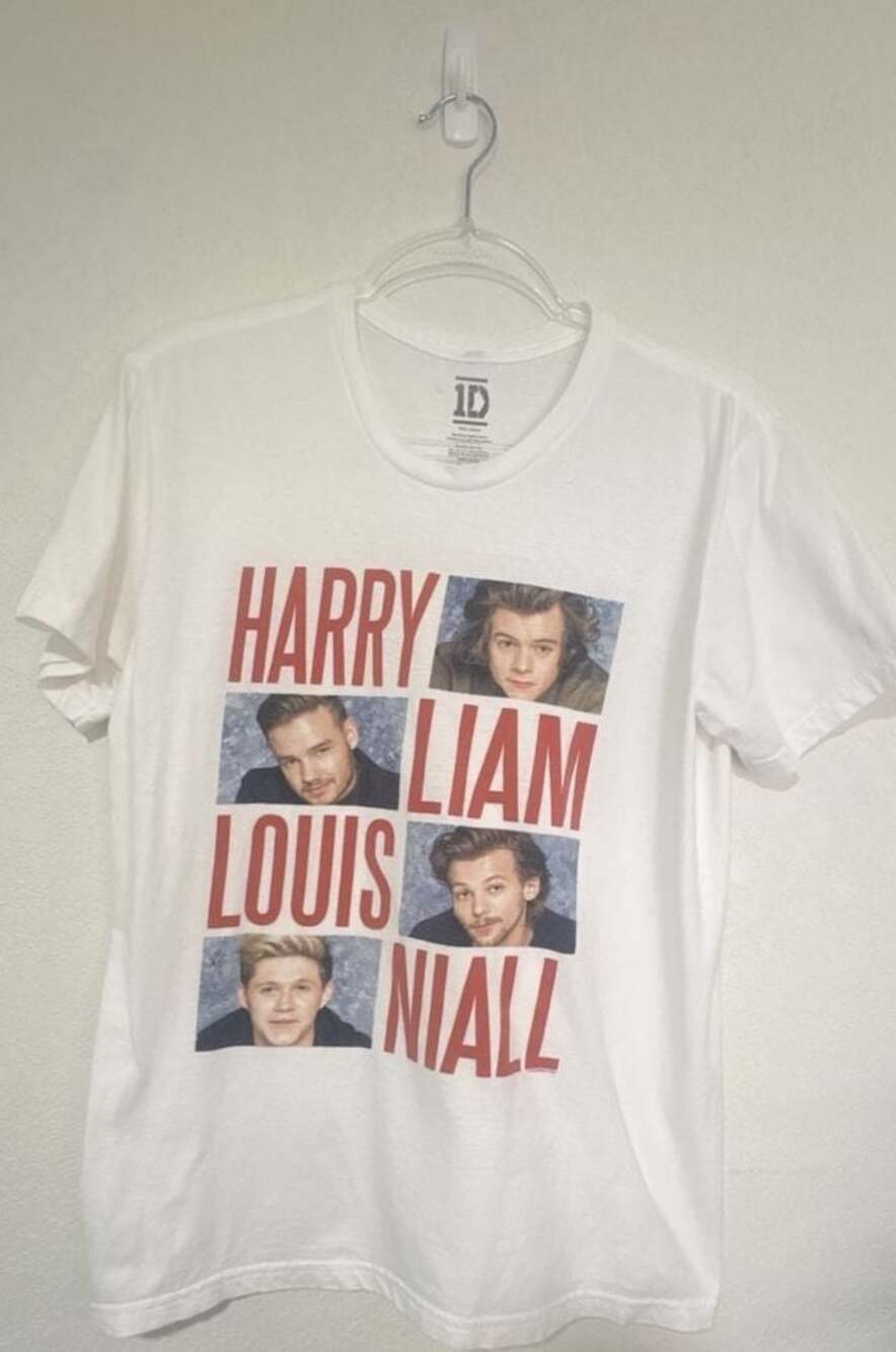 One Direction Stacked Members Photo Collage T-Shirt